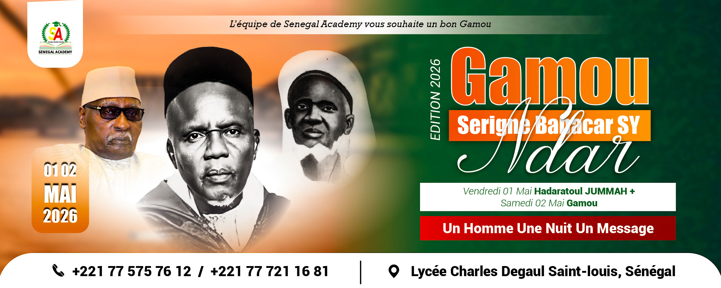 Ouverture des inscriptions pour le Gamou 2026